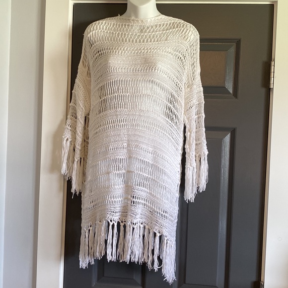 Retrod Knit Fringe Cardigan - Picture 2 of 5